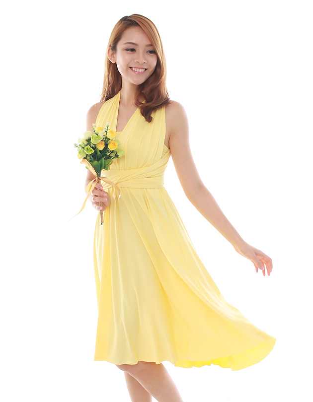 Cherie Convertible Classic Dress in Sunlight